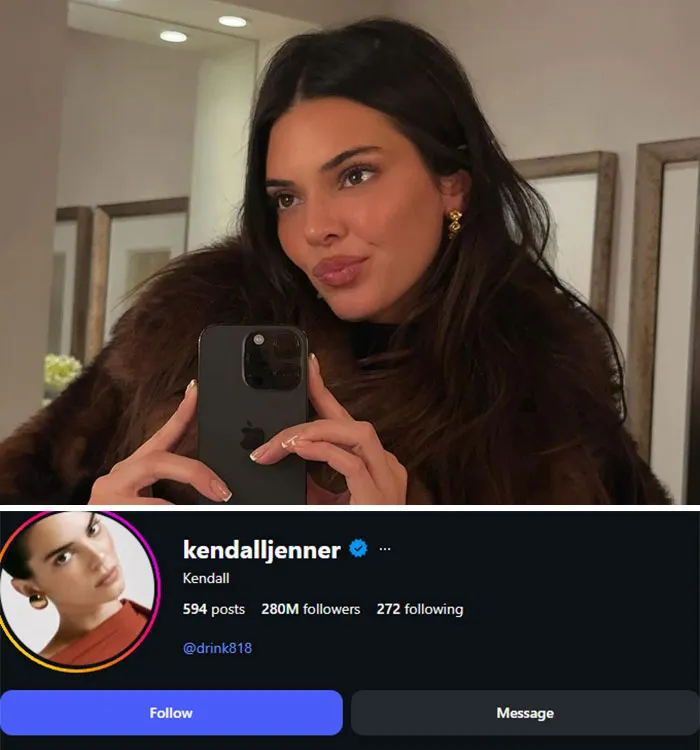 Kendall Jenner - 3.7 Million