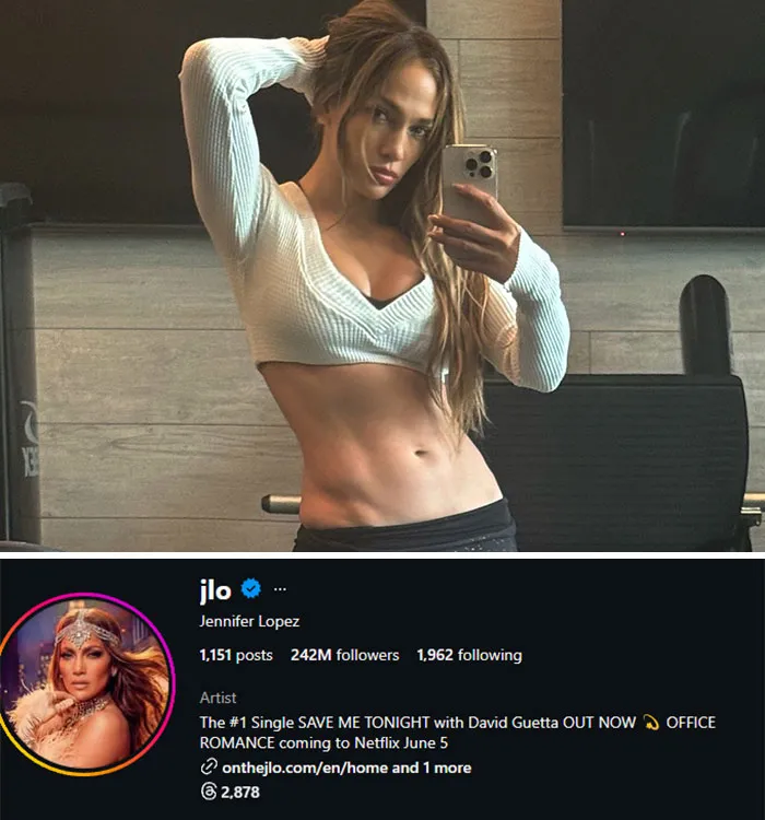 Jennifer Lopez - 3.4 Million