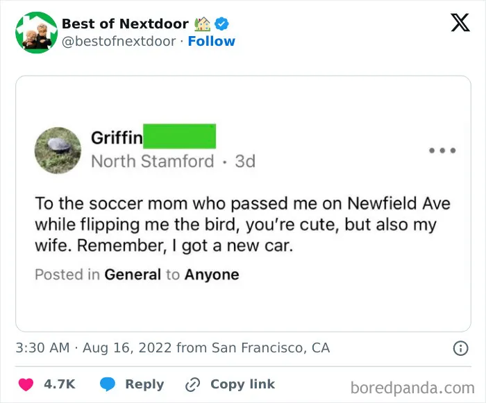 87 Unhinged And Entertaining Neighbor Antics Shared By This X Page (New Pics)