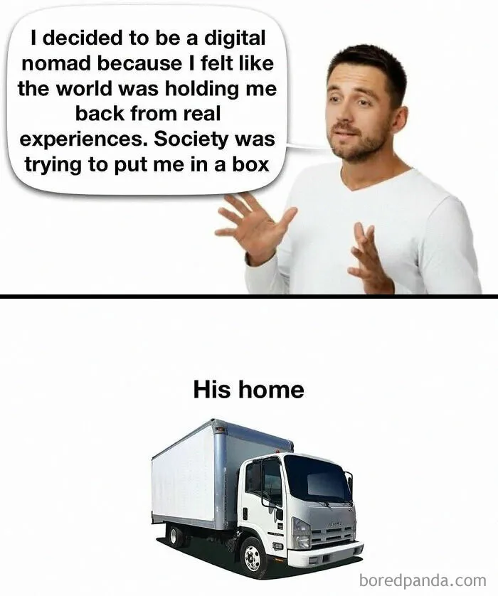 “Sparkling Homelessness”: 69 Memes That Perfectly Nail The Reality Of Living Out Of A Van