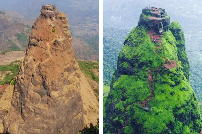 Kalavantin Durg, India: An Ancient Cliffside Fort Carved Into The Rocks And Clothed In Moss