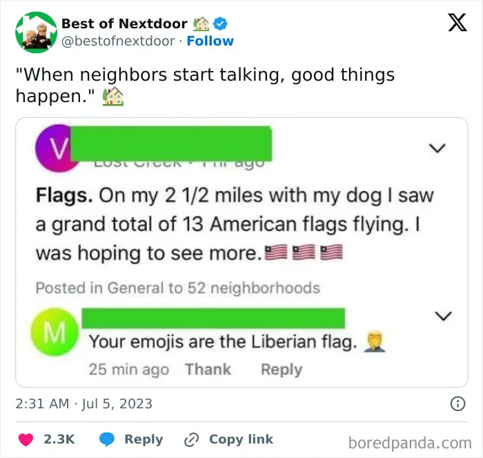 87 Unhinged And Entertaining Neighbor Antics Shared By This X Page (New Pics)