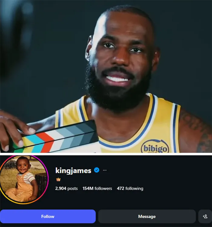 Lebron James - 1.9 Million