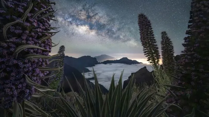 “Caldera Galaxy Panorama” By Max Terwindt
