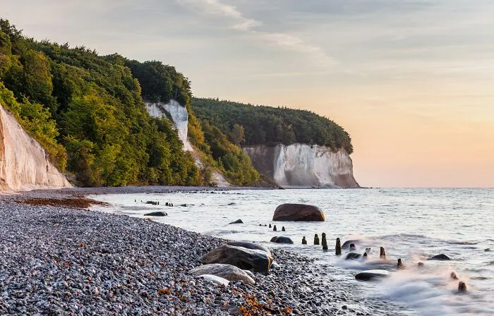 Jasmund National Park, Rugen Island In Mecklenburg-Vorpommern, Germany