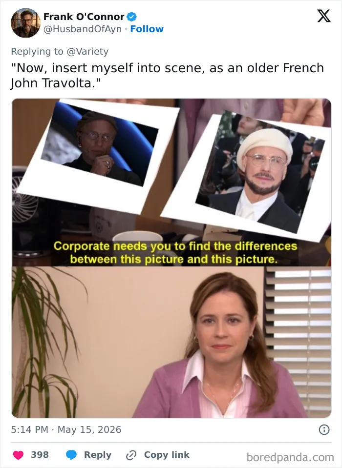 41 Hilarious Memes And Reactions To John Travolta's Unexpected Cannes Look