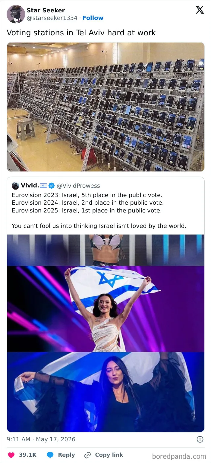 2026 Eurovision's Biggest Moments Spark A Flurry Of Memes, Here Are The Funniest Ones