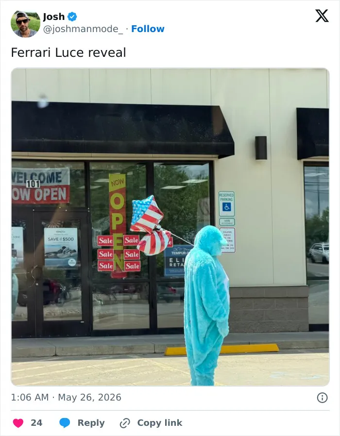 Sad Shop Mascot