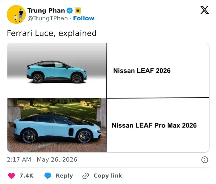 Compared To The Nissan LEAF