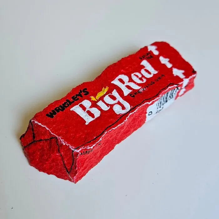 40 Colorful Stone Creations By This Artist That Turn Rocks Into Iconic Foods And Famous Products