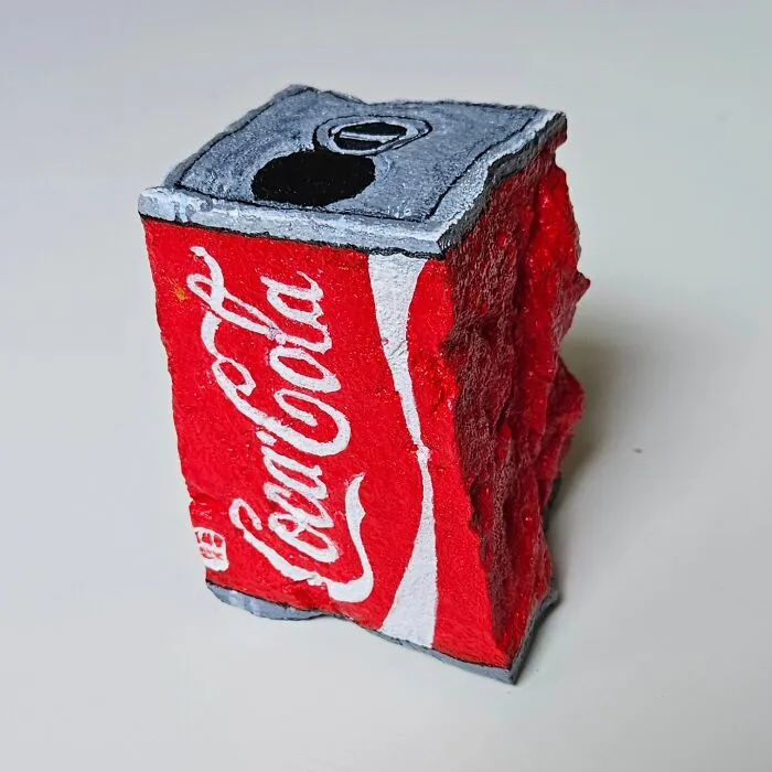40 Colorful Stone Creations By This Artist That Turn Rocks Into Iconic Foods And Famous Products
