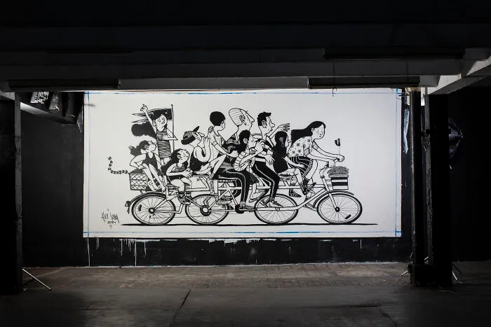 43 Powerful Murals By Alex Senna That Capture Human Connection And Individual Struggles