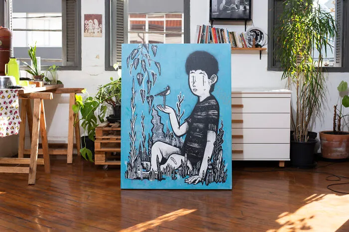43 Powerful Murals By Alex Senna That Capture Human Connection And Individual Struggles