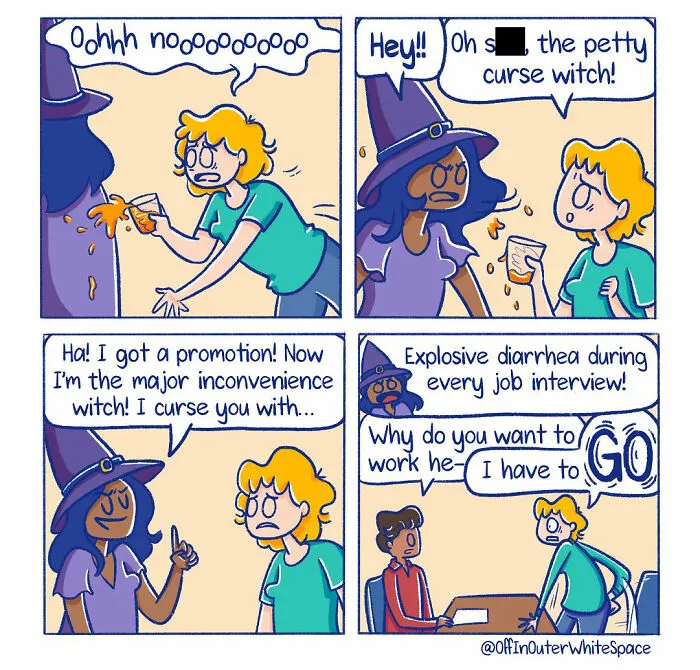 27 New Comics By ‘Off In Outer Whitespace’ That Go From Normal To Ridiculous Fast