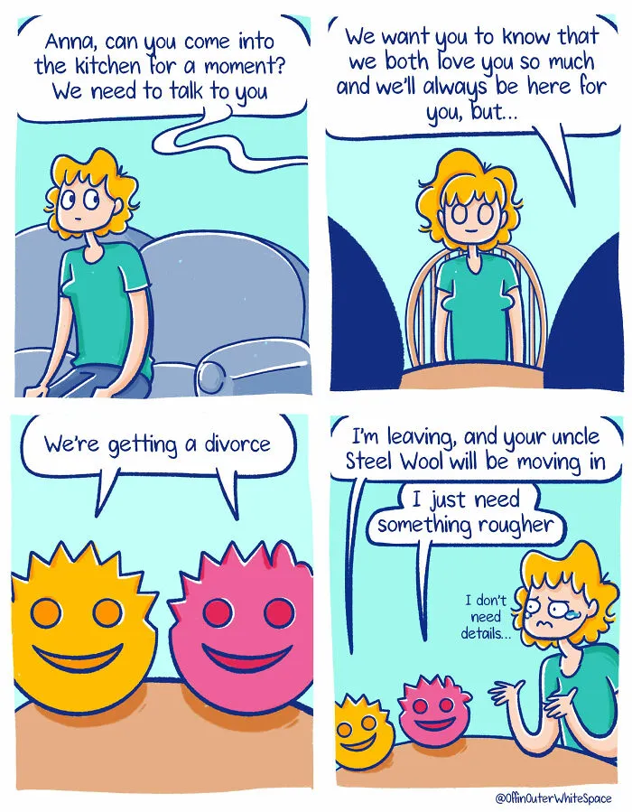 27 New Comics By ‘Off In Outer Whitespace’ That Go From Normal To Ridiculous Fast