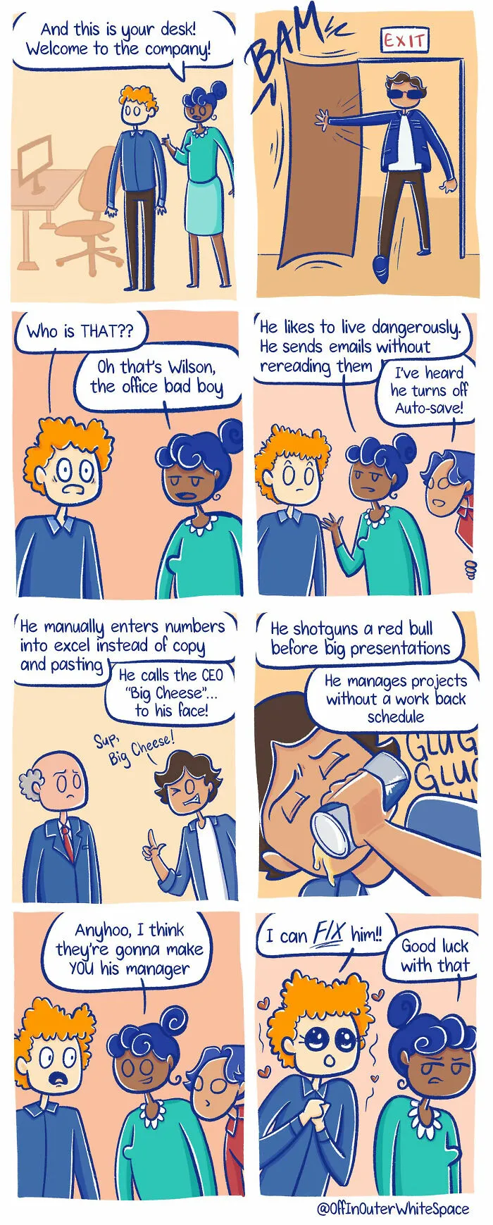 27 New Comics By ‘Off In Outer Whitespace’ That Go From Normal To Ridiculous Fast