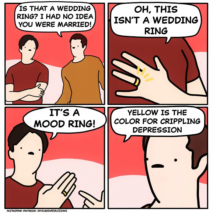 43 New Dark Comics By “My Gums Are Bleeding” That Take Unexpected And Dark Turns