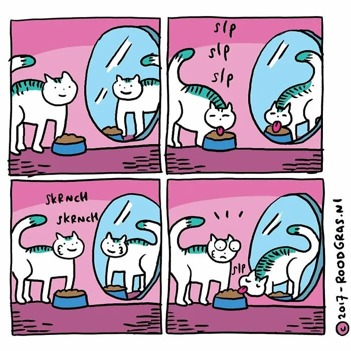 “I Think Everyone Loves Cats”: 26 Adorable Comics By Rob Van Barneveld (New Pics)