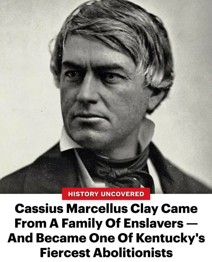 Portrait of Cassius Marcellus Clay, Kentucky abolitionist from enslaver family