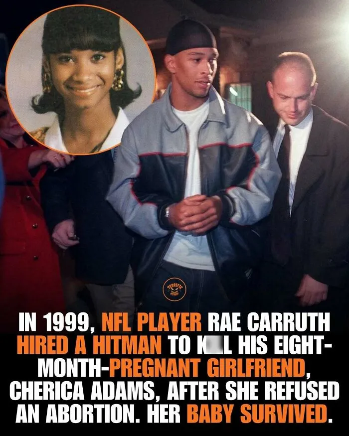 1999 NFL player Rae Carruth hired hitman to kill pregnant girlfriend, baby survived