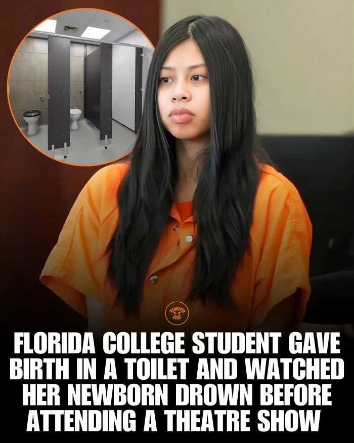 Florida college student accused of giving birth in toilet and drowning newborn