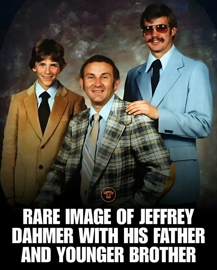 Rare image of Jeffrey Dahmer with father and younger brother terrifying history facts