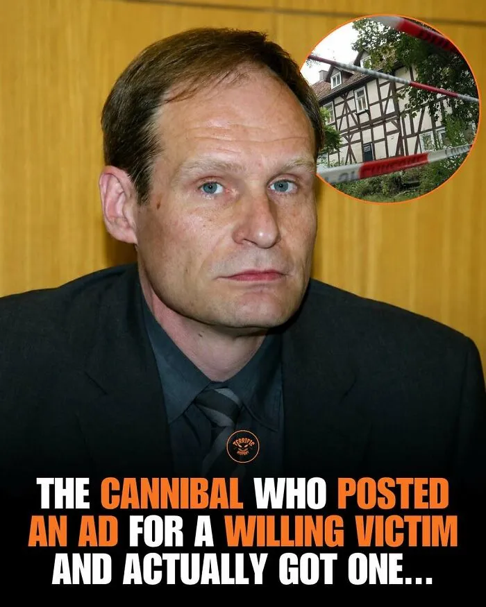 Photograph of a cannibal who posted an ad for a willing victim