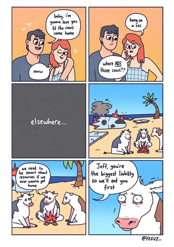 30 New Comics By Evie Hilliar Tackling Life's Absurdities And Joys