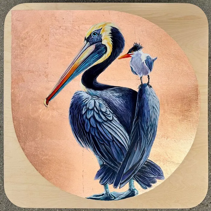 “Pelican And Tern”