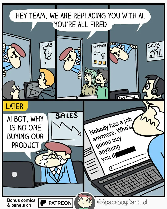 69 New Dark Comics By SpaceboyCantLOL That Mix Humor, Social Commentary, And Unexpected Twists