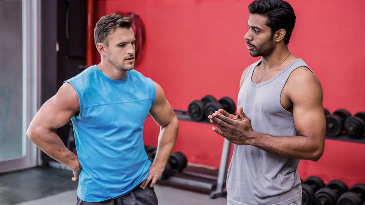 Man Walks In On Gym Bros Hooking Up In The Steam Room, Gets Blamed For Ruining Their Alpha Image
