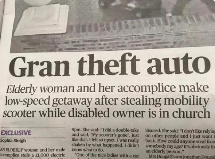 74 Funny Newspaper Headlines That Make You Wonder If The World Is Going Mad