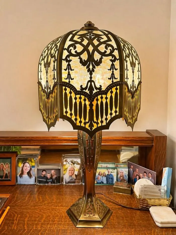 It’s Very Unusual. The Shade Is All Brass