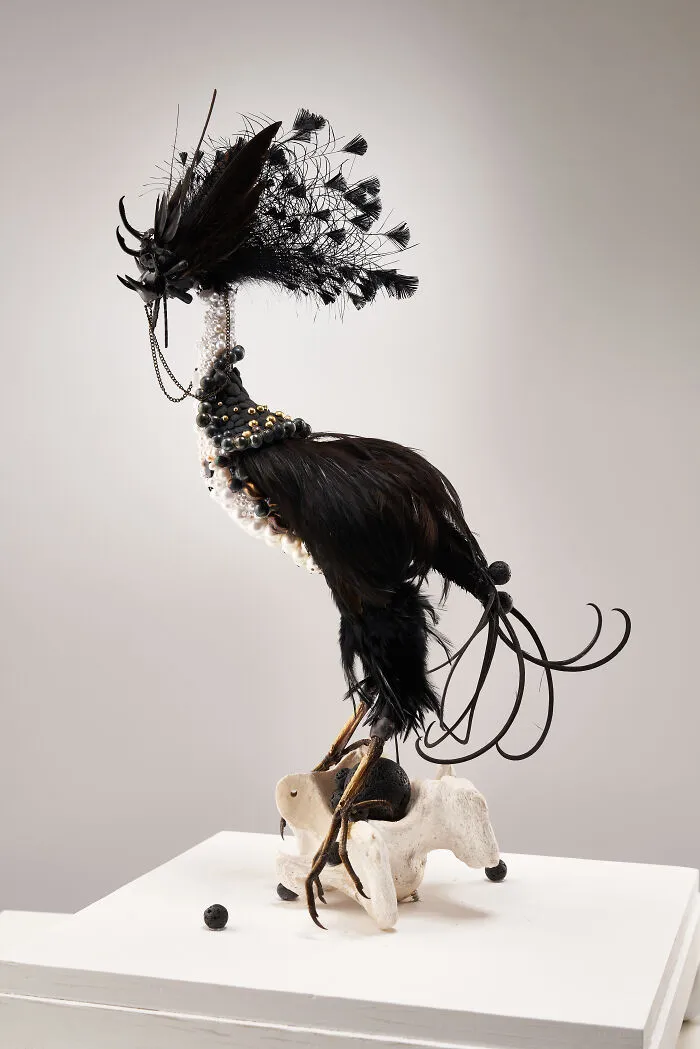 This Artist Creates Surreal Fairies, Floral Skeletons, And Mythical Creatures Out Of Natural Materials (33 Pics)