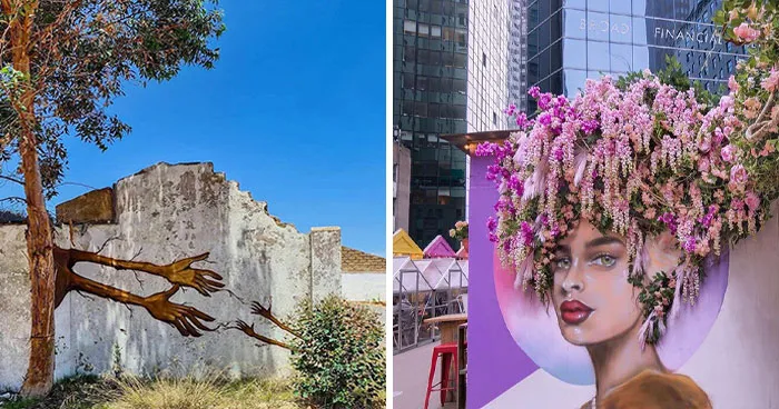 30 Fascinating ‘Urban Street Art’ Photos Showcasing Creativity Without Limits And A Strong Connection To Nature