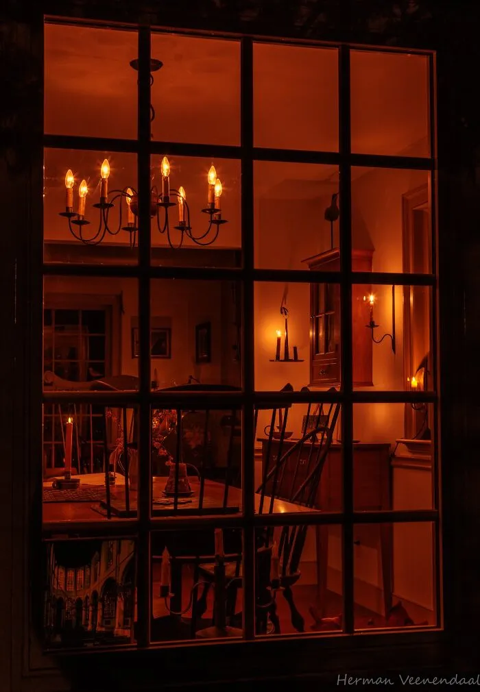 Outside Looking Into My Dining Room