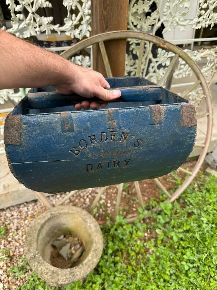 A Very Nice Early Bordens Dairy Milk Carrier