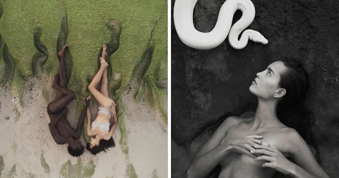 30 Photos By This Artist That Blur The Line Between Human And Nature