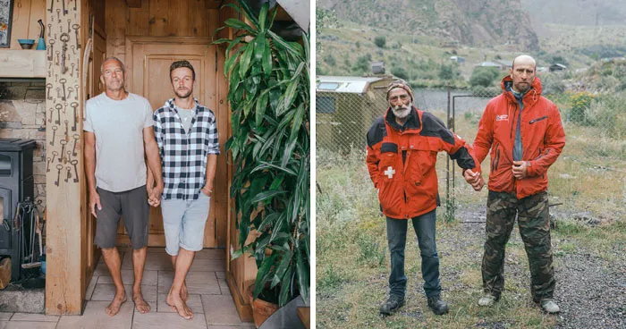 Este fotógrafo pidió a padres e hijos que se tomaran de la mano en 15 países, y los resultados son profundamente emotivos