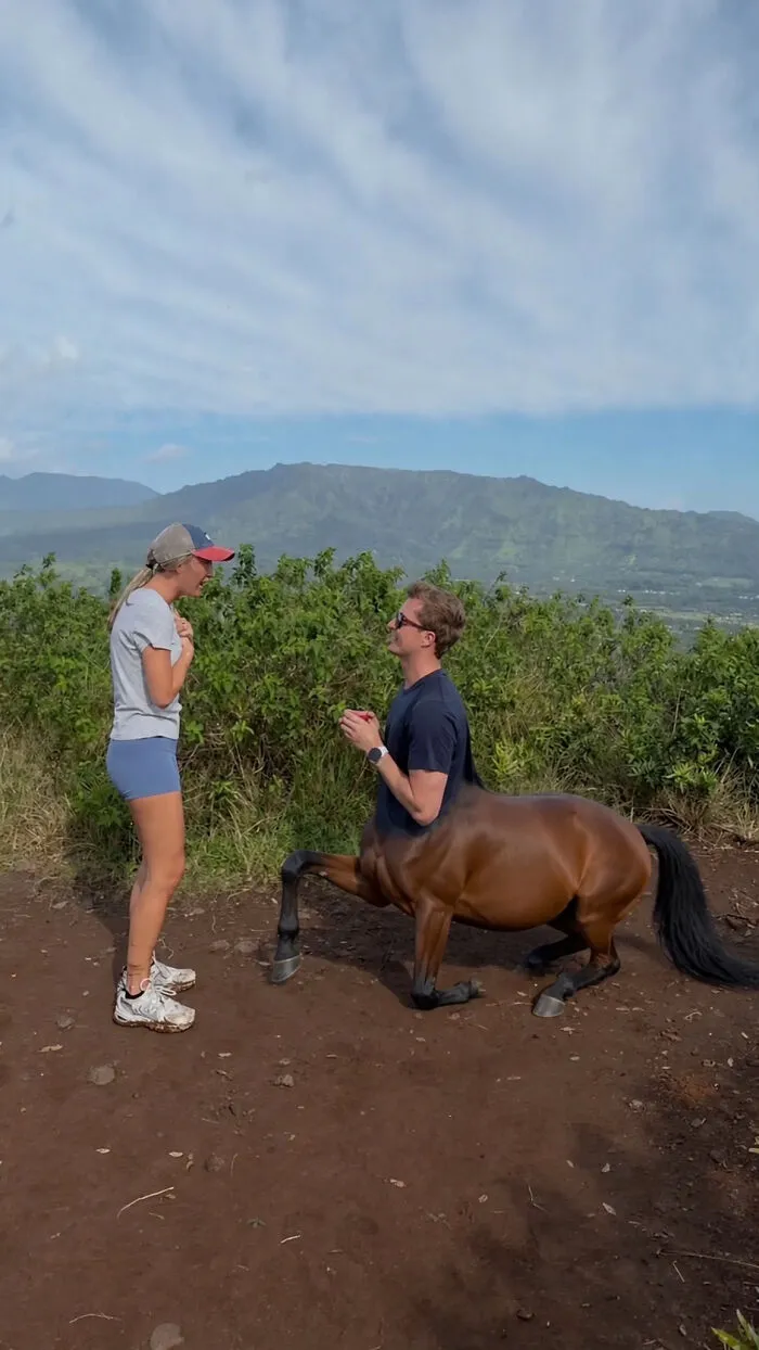 42 Funny Photo Edits That Highlight The Ridiculously Funny Proposal Pose This Man Achieved