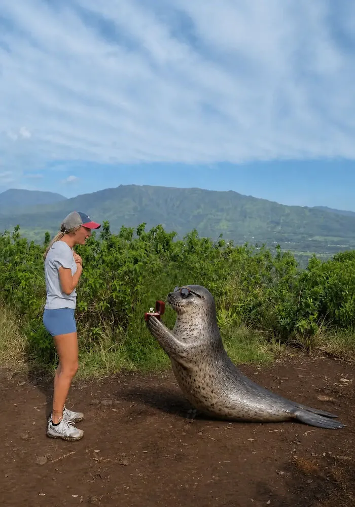 42 Funny Photo Edits That Highlight The Ridiculously Funny Proposal Pose This Man Achieved