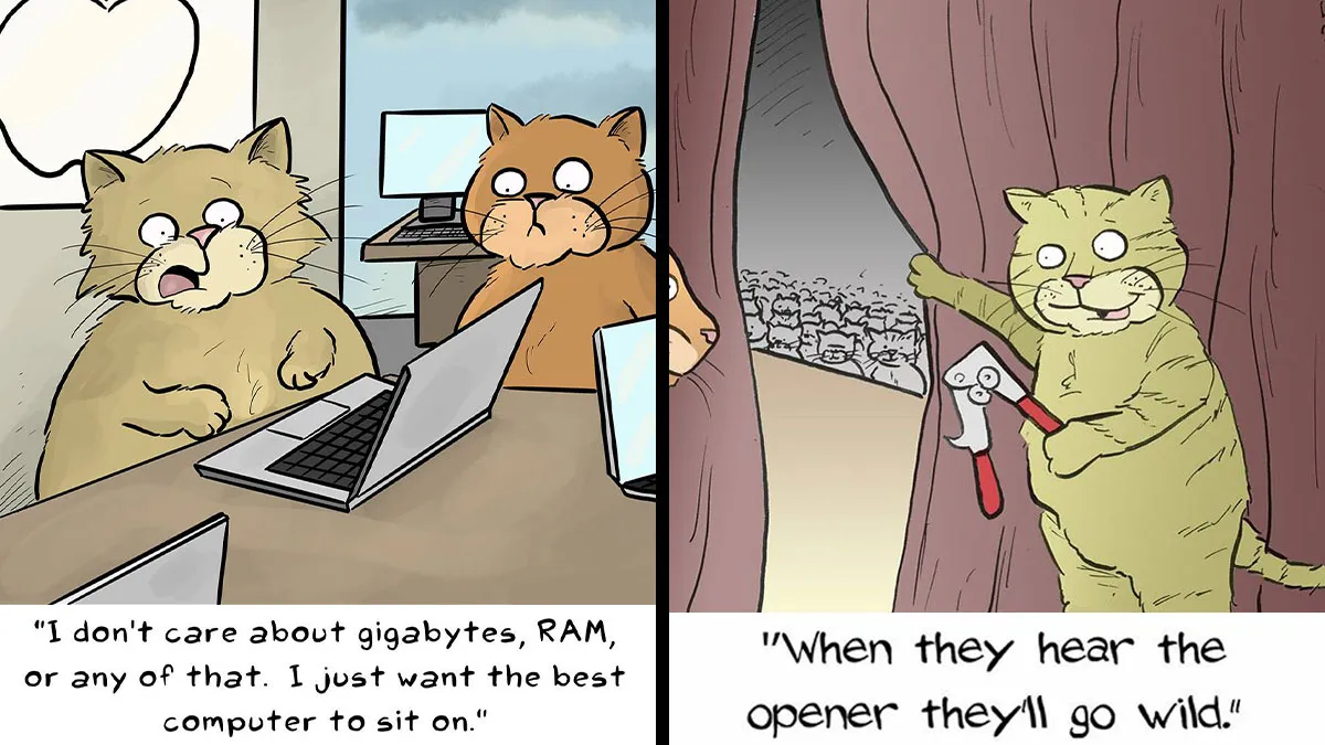 26 Funny Comics That Perfectly Capture The Strange World Of Cats