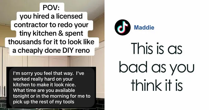 People Can't Believe Woman Spent Thousands Of Dollars And 6 Months On This Horrible Renovation Job