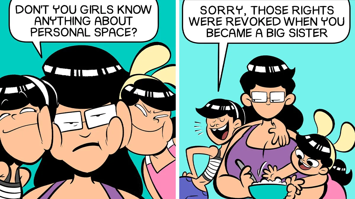 These Comics About Three Sisters Show How Funny And Dramatic Sibling Life Can Be (59 New Pics)