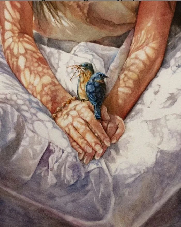 Self-Taught Watercolor Artist Transforms Light And Feminine Figures Into Visual Poetry (22 Pics)