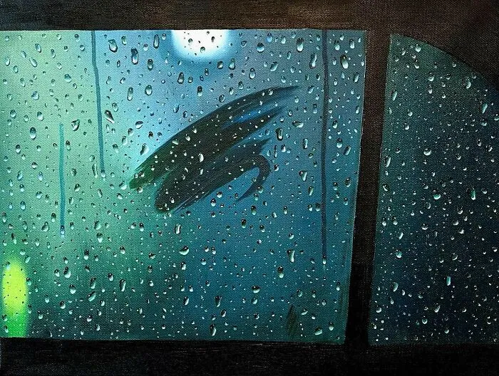 This Artist Paints Rainy Scenes So Realistic They Blur The Line Between Photography And Oil Painting (33 Pics)
