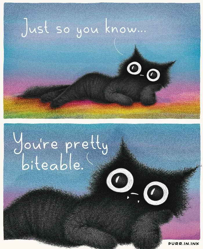 This Artist Creates Illustrations That You Might Relate To If You Have A Cat (35 New Pics)