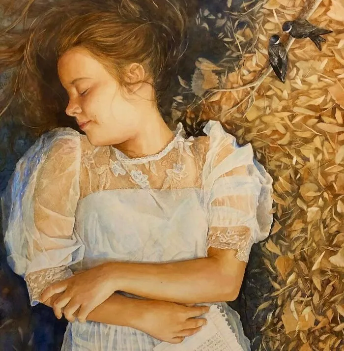 Self-Taught Watercolor Artist Transforms Light And Feminine Figures Into Visual Poetry (22 Pics)