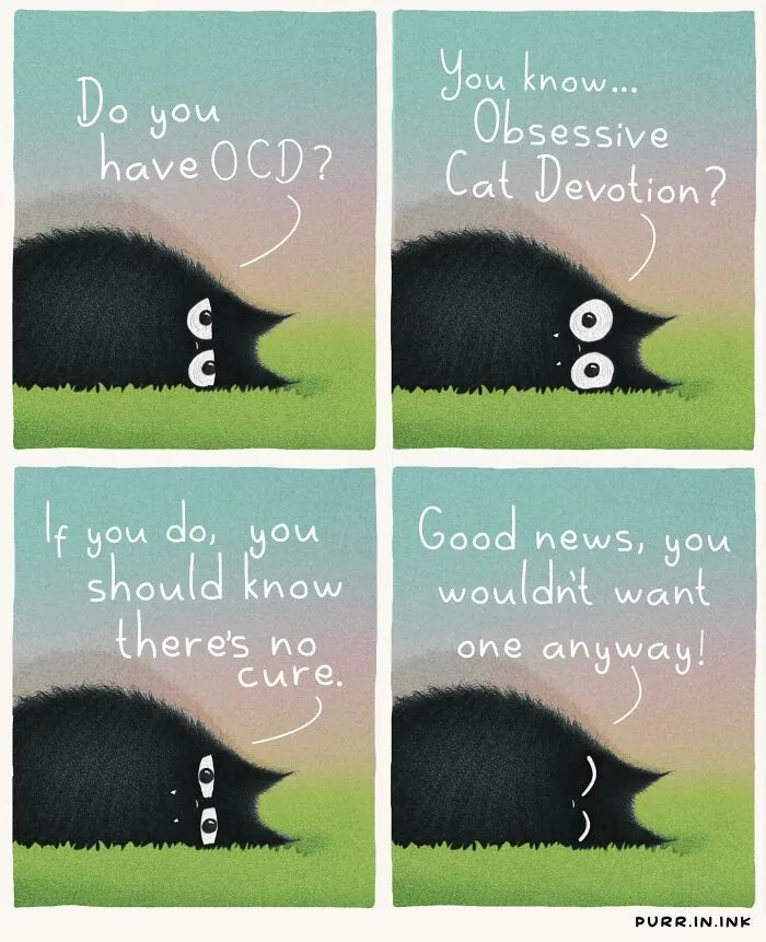 This Artist Creates Illustrations That You Might Relate To If You Have A Cat (35 New Pics)