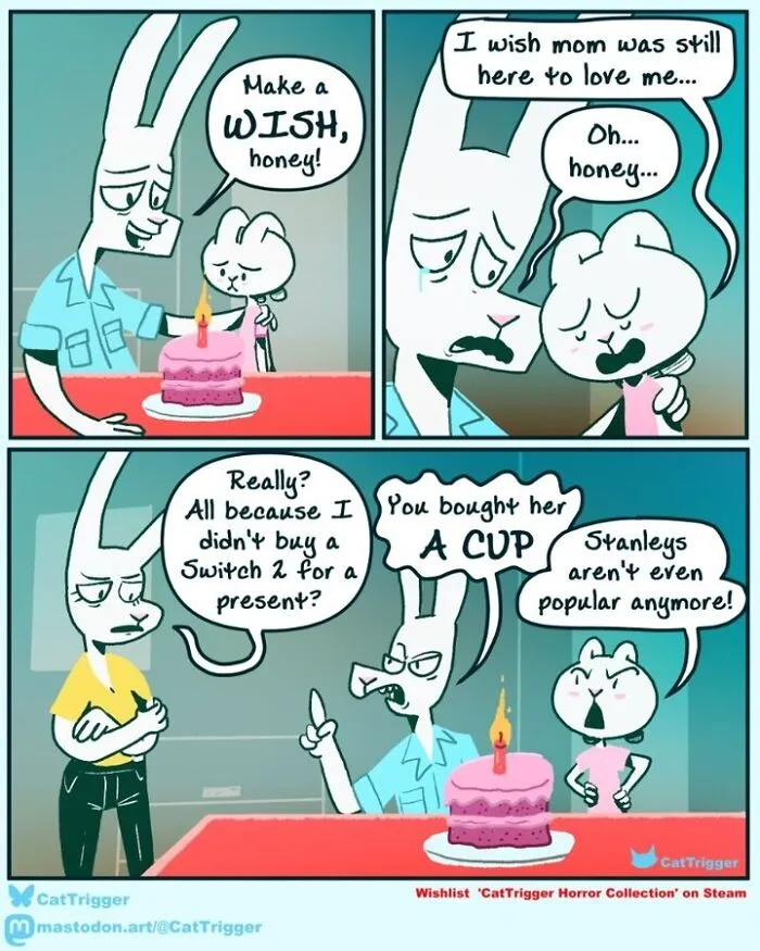 30 Hilariously Twisted Comics With Unexpected Endings By "Cat Trigger" (New Pics)